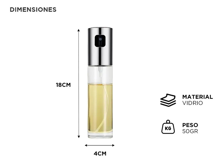 Spray Pulverizador de Aceite para Cocina