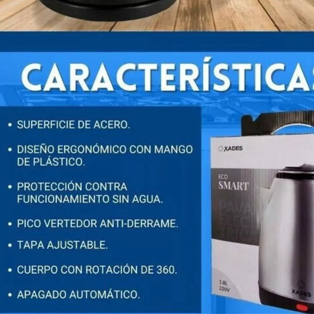 Pava Eléctrica Xades 1.8L