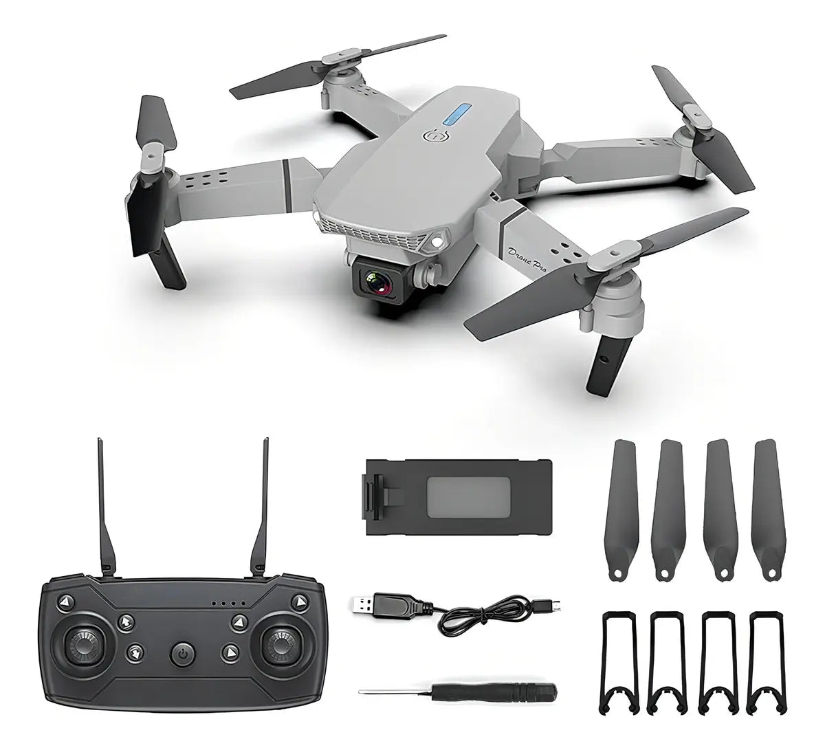 Drone E88 PRO Plegable con Doble Cámara 4K