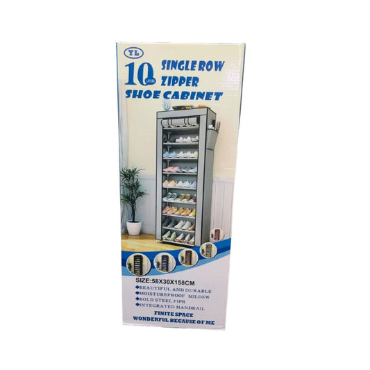 Organizador de Zapatos 10 Niveles - Gris