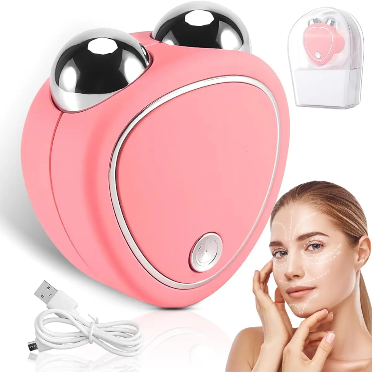 Masajeador Facial Microcorriente EMS
