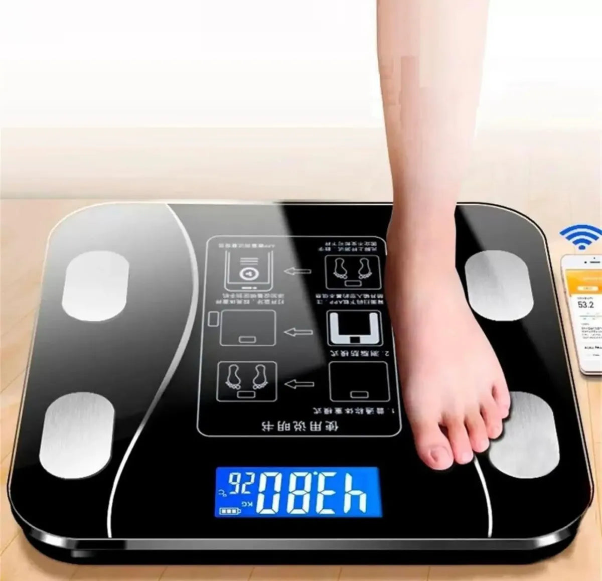 Balanza Inteligente Bluetooth 180kg