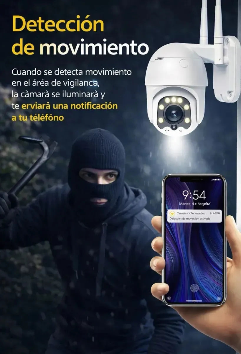 Cámara IP LT-2526 WiFi Exterior 360°