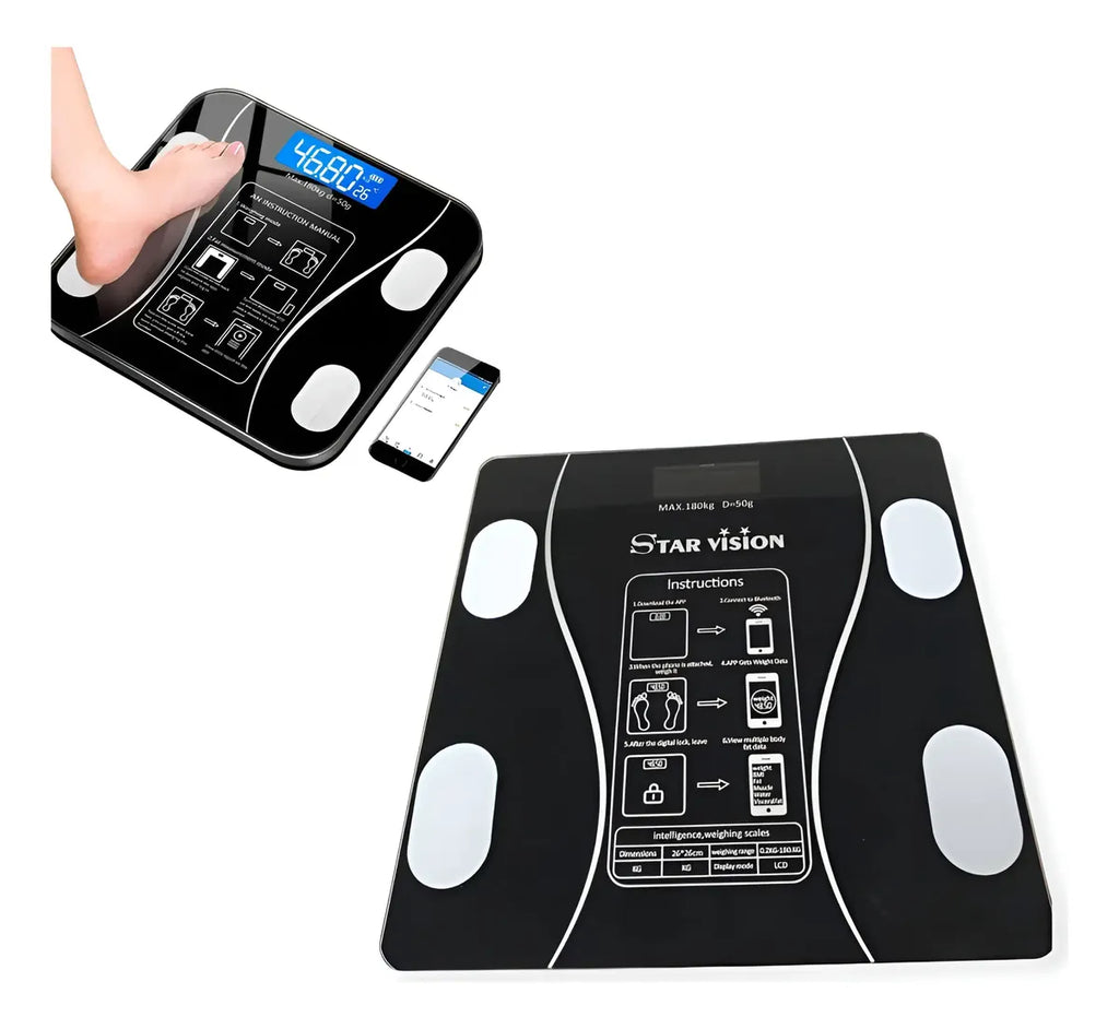 Balanza Inteligente Bluetooth 180kg