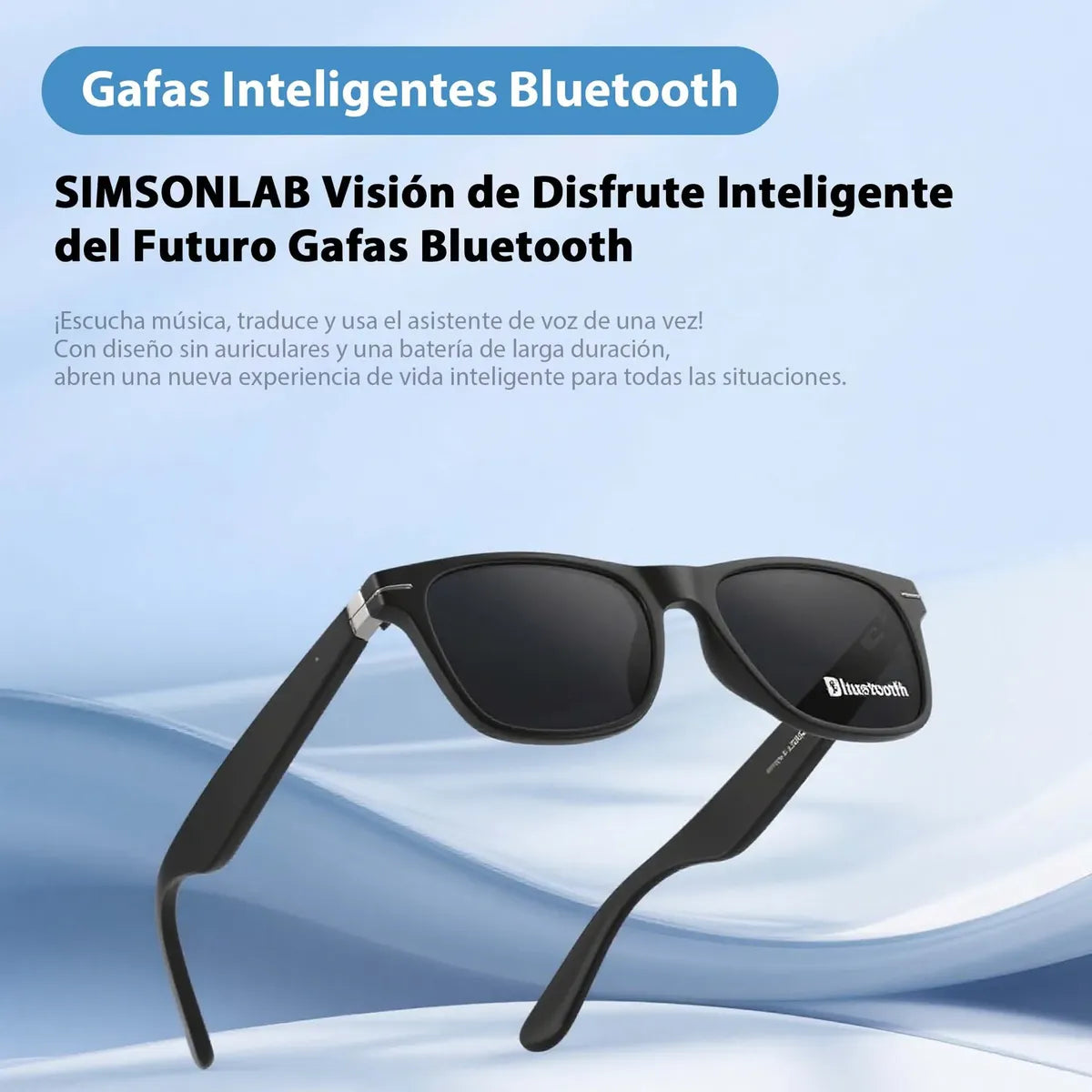 Lentes Bluetooth con Audio y Asistente de Voz