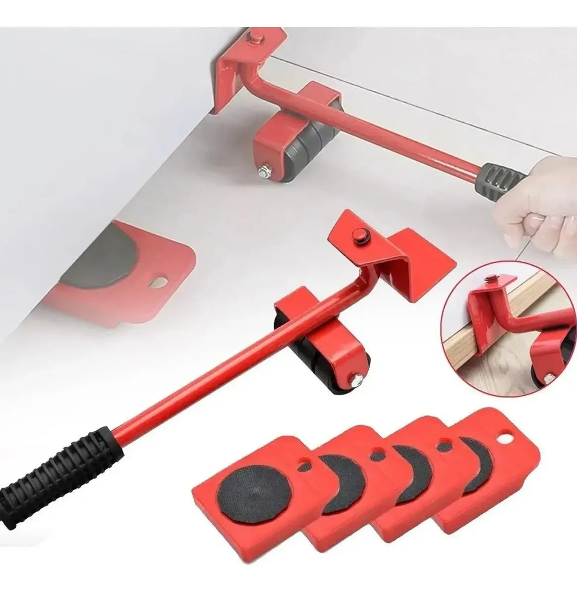 Kit para Mover Muebles Pesados con Ruedas