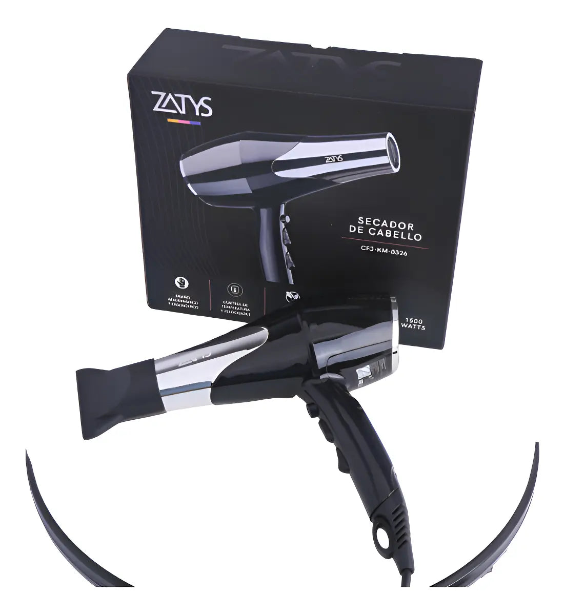 Secador de Pelo Profesional Zatys 1500W