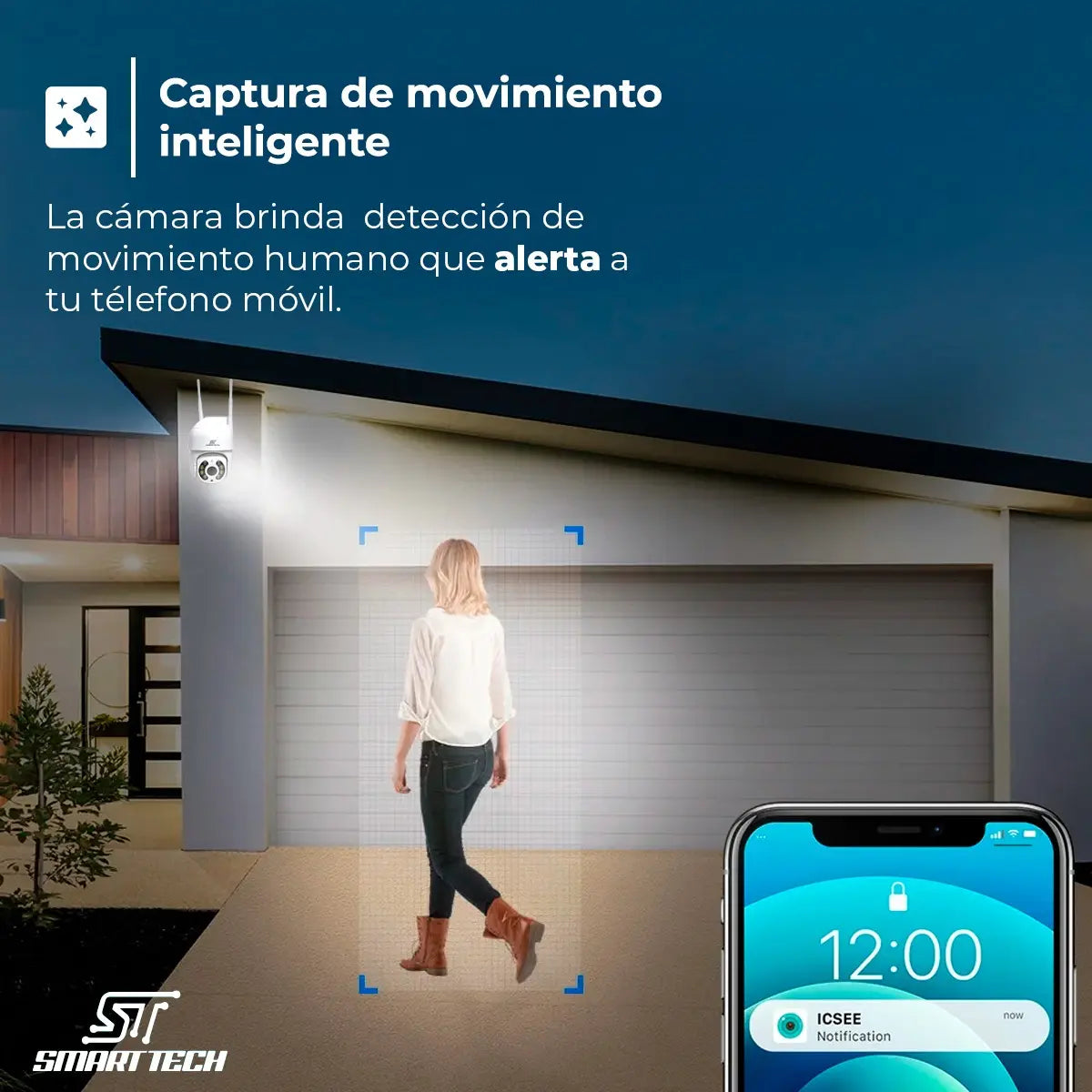 Cámara Domo Exterior IP con Visión Nocturna