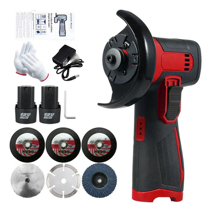 Mini Amoladora Inalámbrica 71mm con Doble Batería
