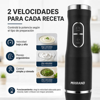 Licuadora de Mano 4 en 1 800W