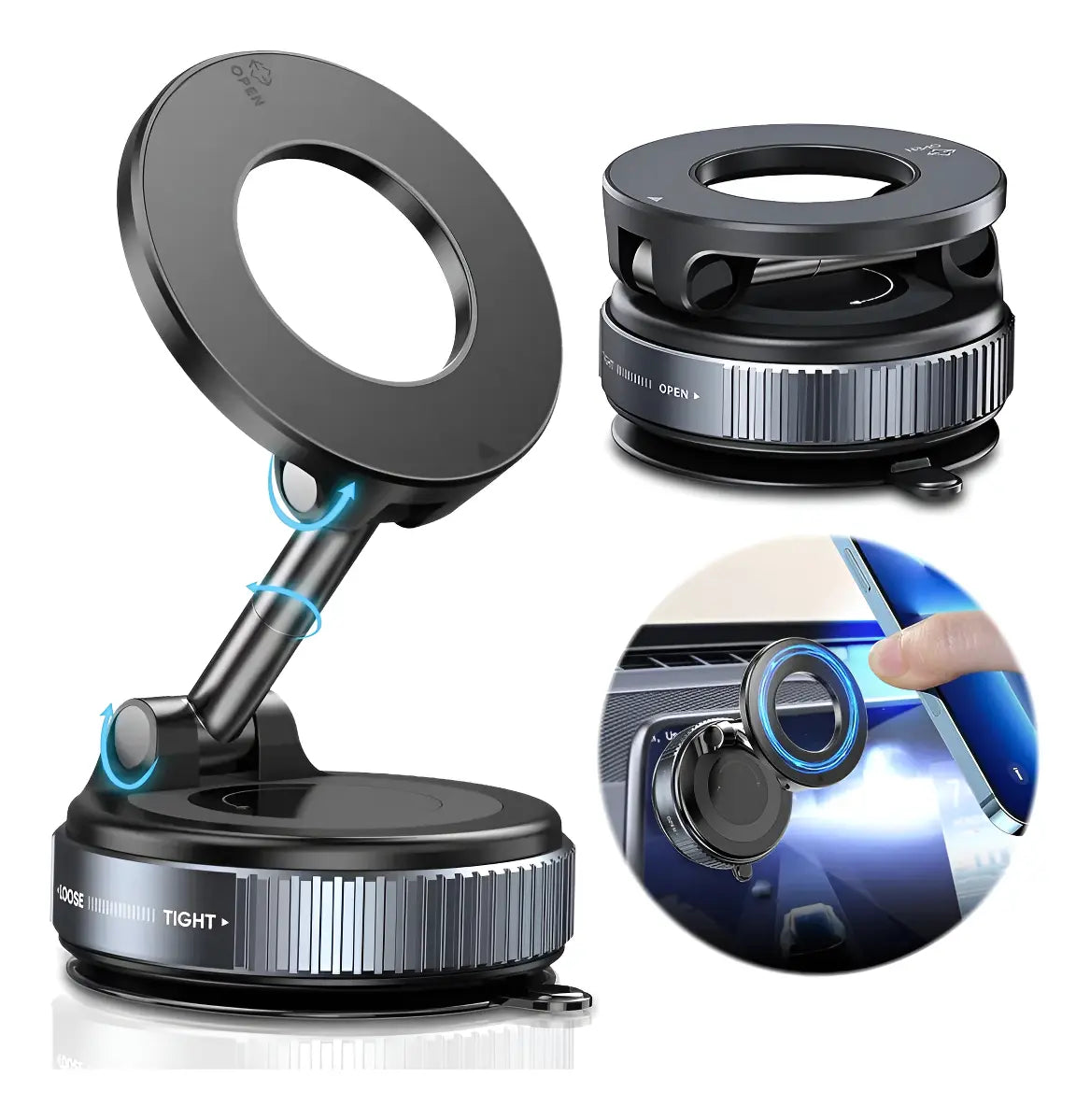 Soporte Magnético para Celular con Ventosa