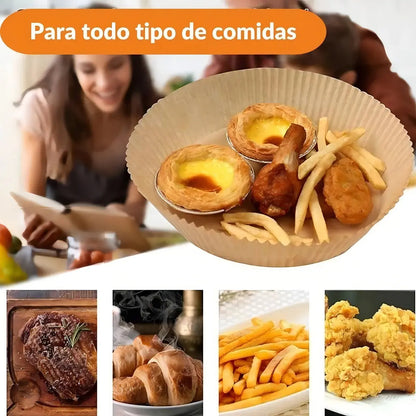 Papel para Freidora de Aire 100 Unidades