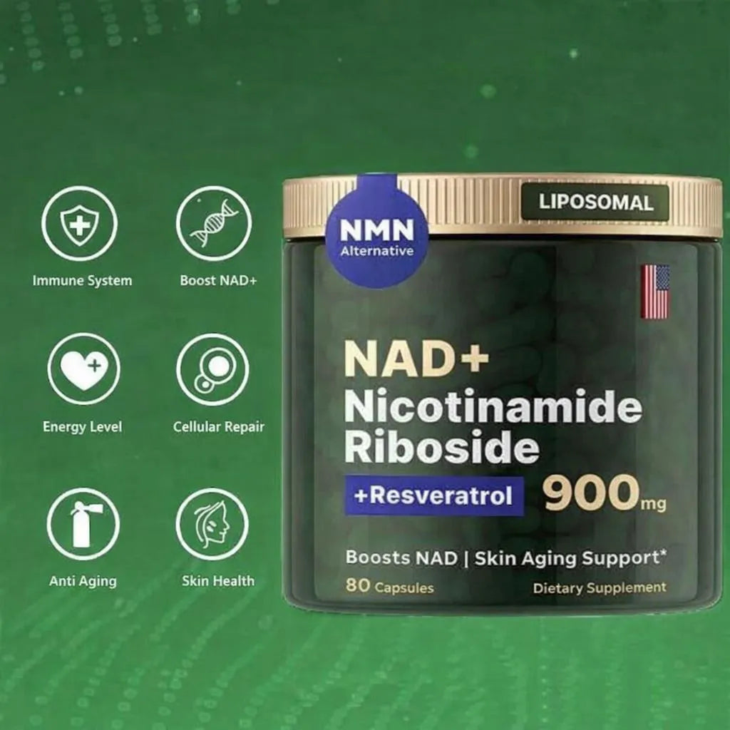 Suplemento NAD+ Nicotinamida Ribósido 900mg