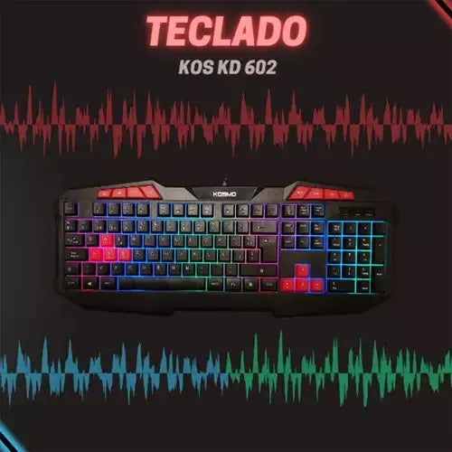 Teclado Gamer Kosmo KD602 en Español