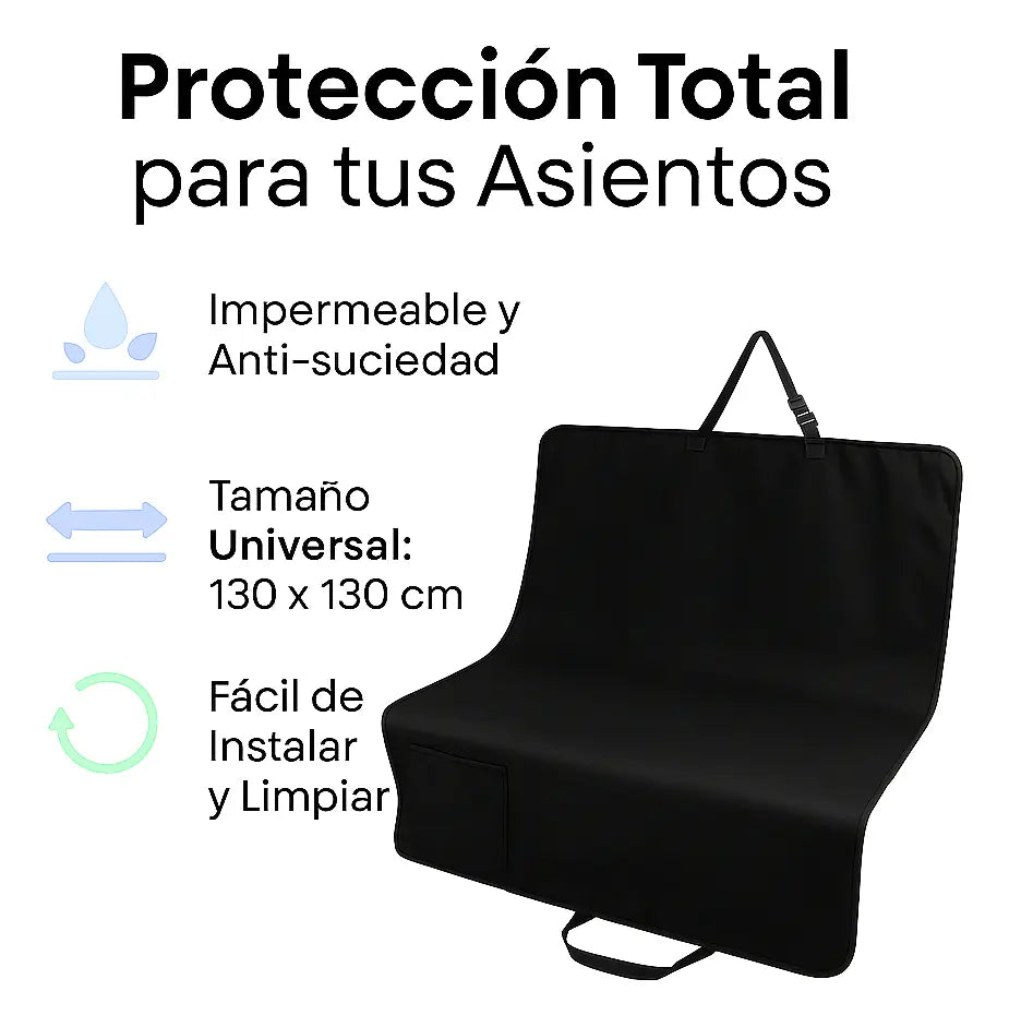 Funda de Auto para Mascotas Impermeable