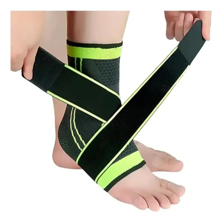 Kit Doble de Tobilleras Deportivas Ajustables