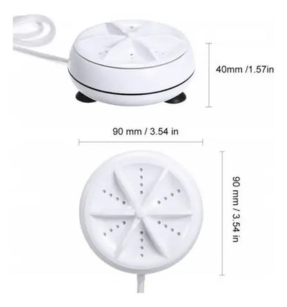 Mini Lavadora Ultrasónica Portátil USB