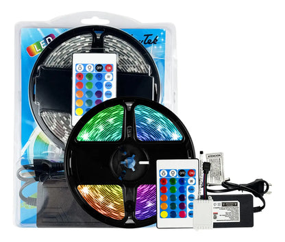 Kit Tira LED RGB 5 Metros con Control