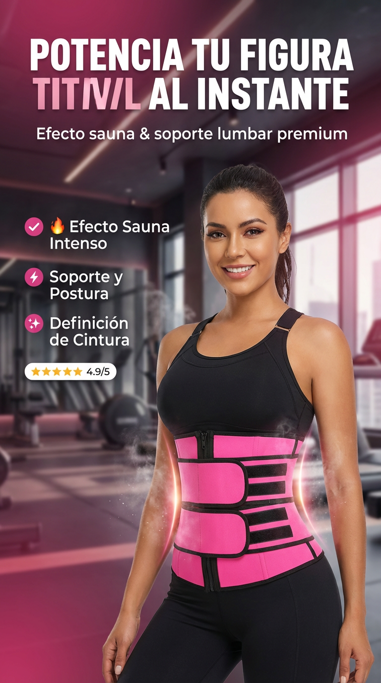 Faja Reductora Moldeadora con Efecto Sauna