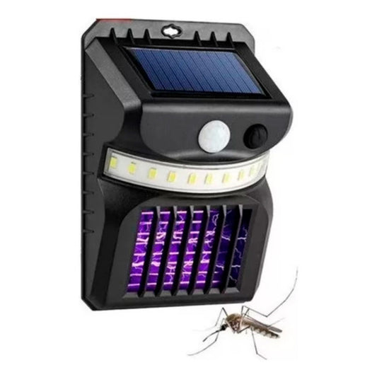 Lámpara Solar Mata Mosquitos LED + UV