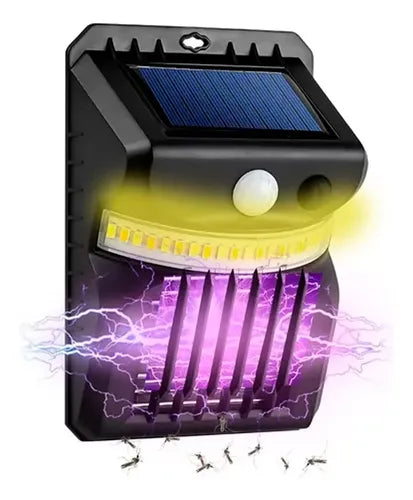 Lámpara Solar Mata Mosquitos LED + UV