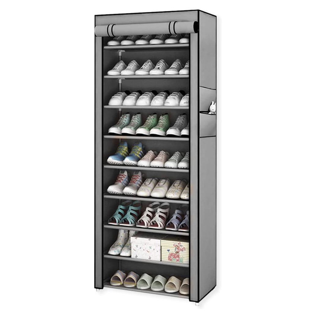 Organizador de Zapatos 10 Niveles - Gris