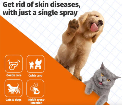 Spray para el Cuidado de la Piel de Mascotas 60ml